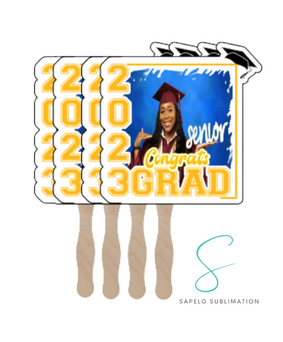 Custom Graduation Fans