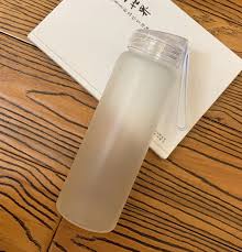 17 oz Frosted Glass Water Bottle