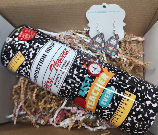 Teacher Composition Notebook Gift Set