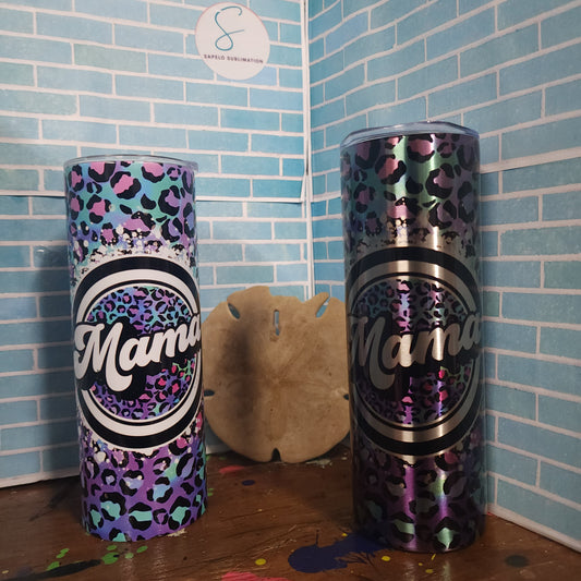 Mama Colorful Leopard Print