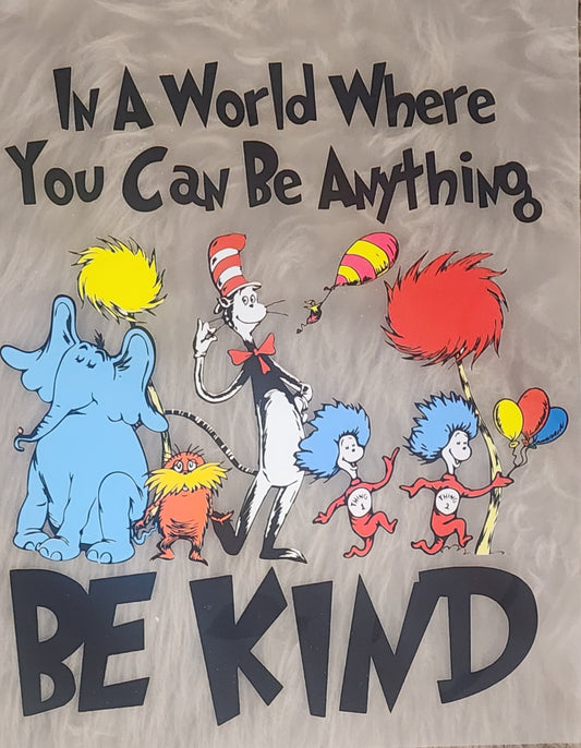 Seuss inspired DTF Transfer