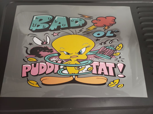 Bad Putty Tat transfer