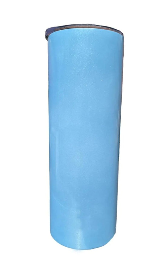 White to Blue UV tumbler