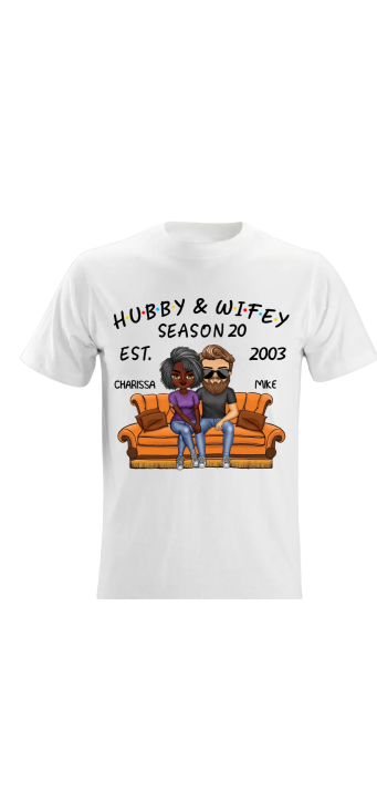 Couples sublimation t-shirt