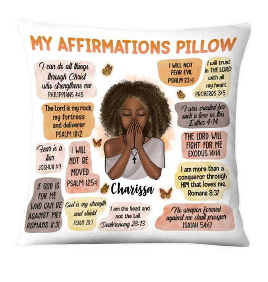 Affirmations Pillow