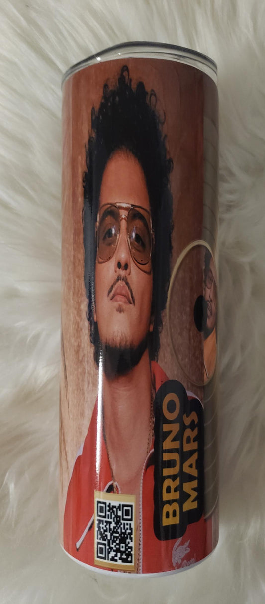 Custom Bruno Mars Music Tumbler
